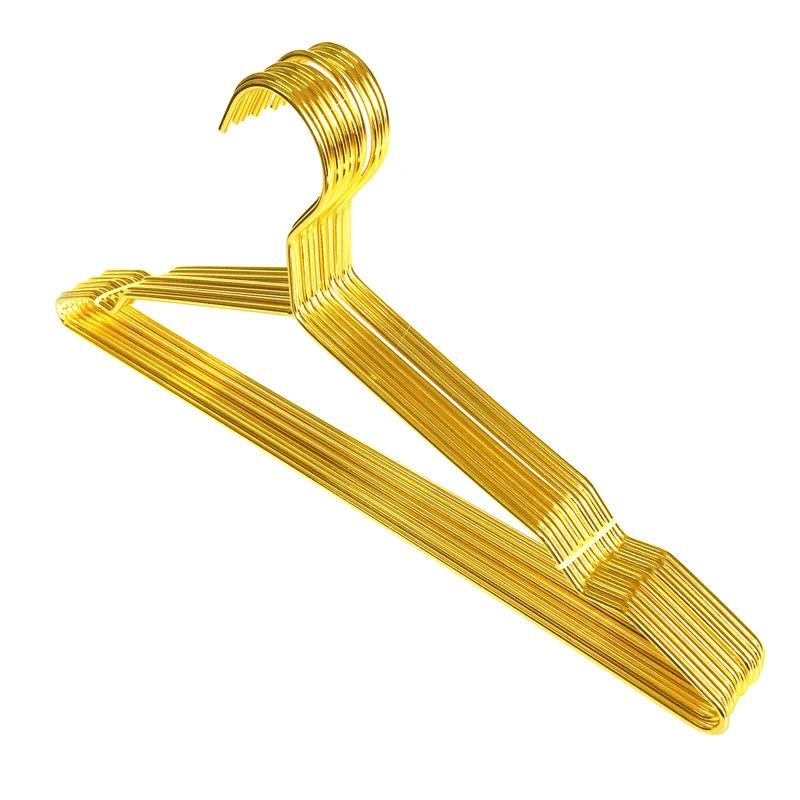 NEW 10pcs/Lot Golden Metal Anti Slip Coat Hanger For Adult Kids Clothes Organizer Wardrobe Organizer Balcony Metal Drying Rack
NEW 10pcs/Lot Golden Metal Anti Slip Coat Hanger For Adult Kids Clothes Organizer Wardrobe Organizer Balcony Metal Drying Rack