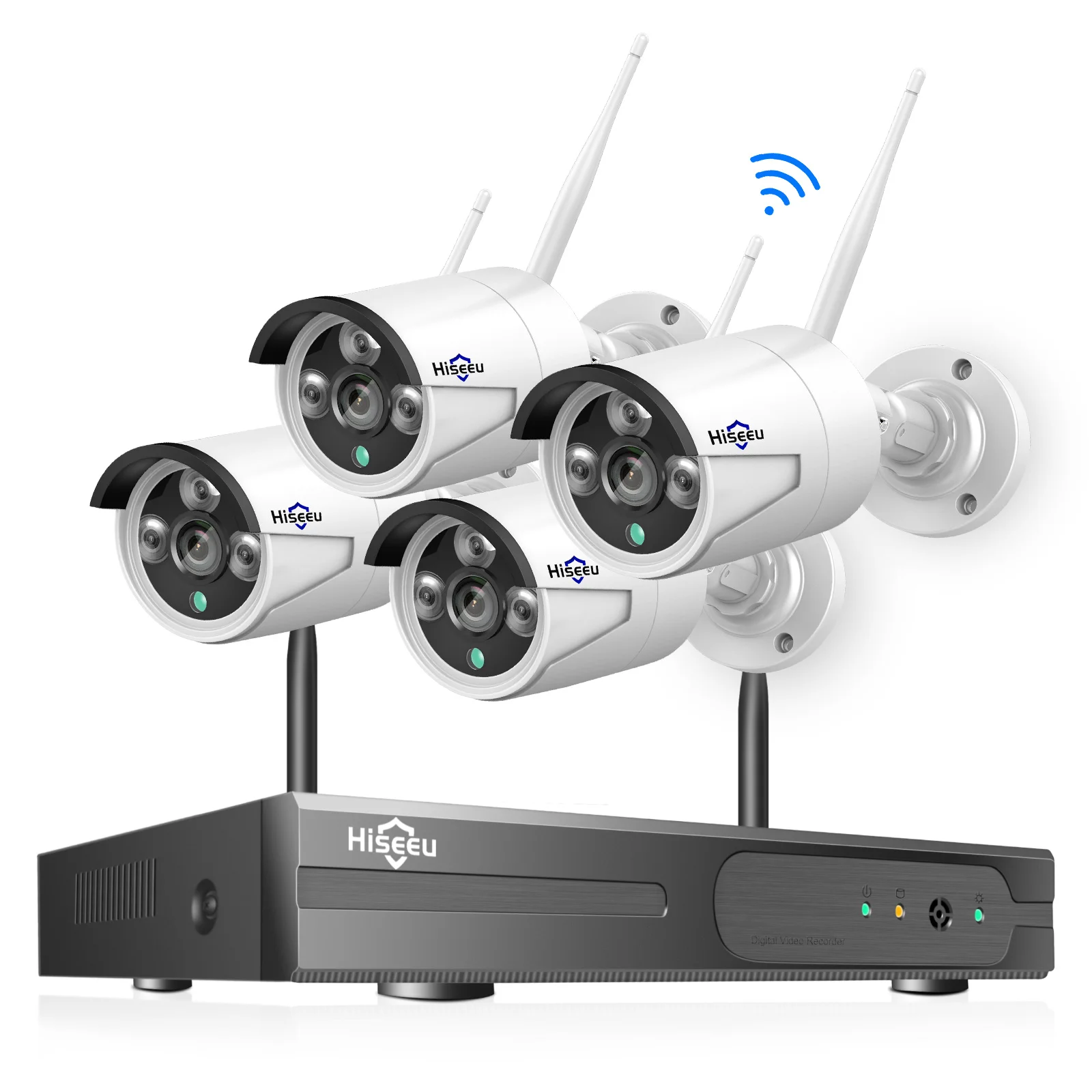 4MP Night Vision Motion Sensor Home Security Camera System Wireless Nvr Recorder Cctv Camera Set Wifi H.265 4CH Camera
4MP Night Vision Motion Sensor Home Security Camera System Wireless Nvr Recorder Cctv Camera Set Wifi H.265 4CH Camera