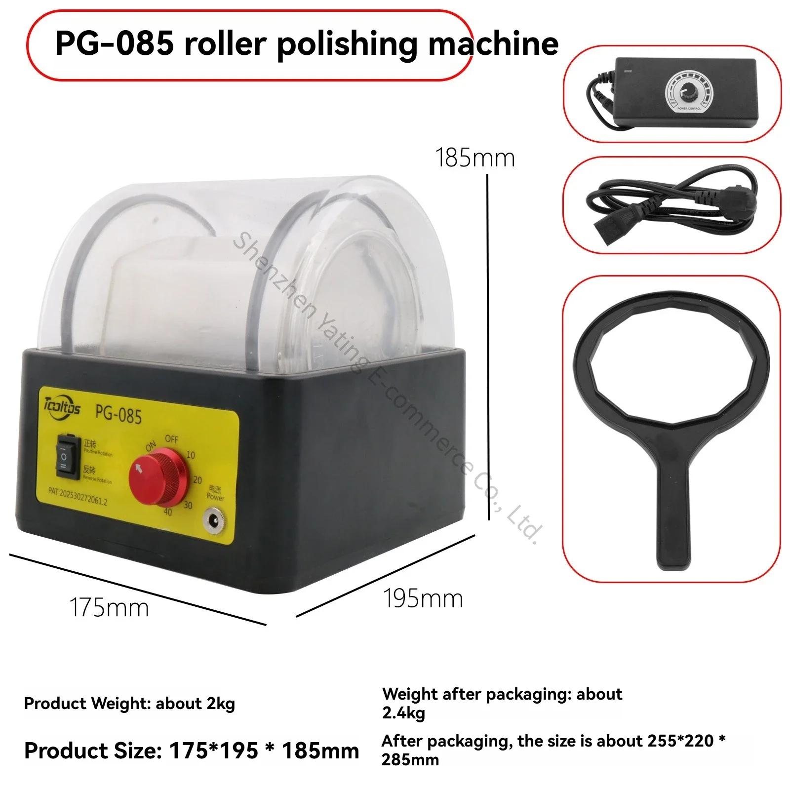 1pc 085 Drum Polishing Machine for Cleaning Deburring Gold Silver Jewelry Cultural and Artistic Crafts Drum Polishing Machine
1pc 085 Drum Polishing Machine for Cleaning Deburring Gold Silver Jewelry Cultural and Artistic Crafts Drum Polishing Machine