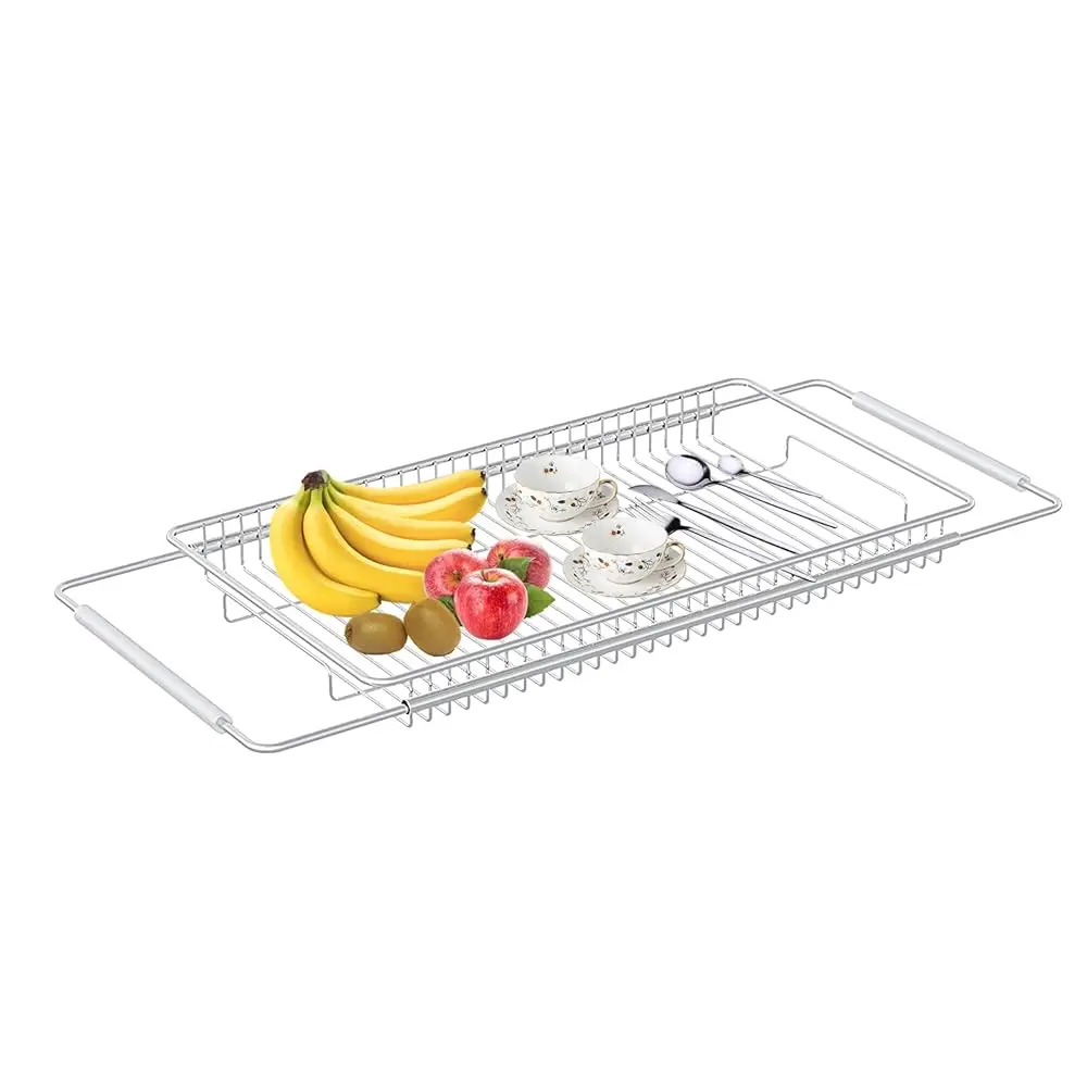 Free ShippingExpandable Over The Sink Dish Drainer Drying Rack, Stainless Steel Metal, Small Adjustable Dish Drainer Drying Rack
Free ShippingExpandable Over The Sink Dish Drainer Drying Rack, Stainless Steel Metal, Small Adjustable Dish Drainer Drying Rack