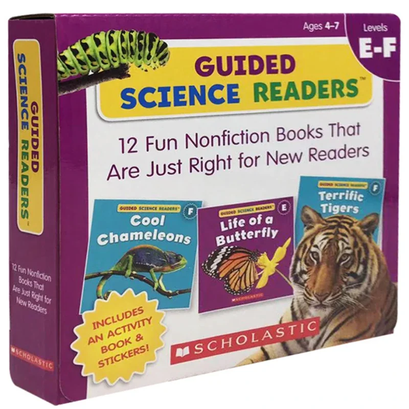 16 books/set, Guided Science Readers Level EF, Children's books aged 4 5 6 7 English Reading book, Picture Books HJ-023
16 books/set, Guided Science Readers Level EF, Children's books aged 4 5 6 7 English Reading book, Picture Books HJ-023