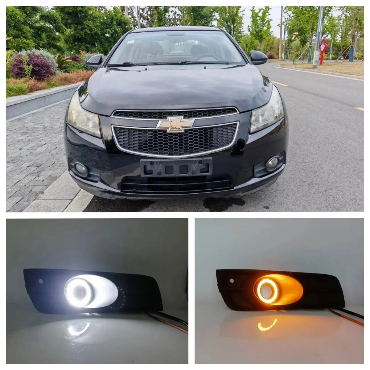 LED Fog Lights Assembly For Chevy Chevrolet Cruze 2009 2010 2011 2012 2013 Dual Color Angel Eye Daytime Running Lights Fog Lamp
LED Fog Lights Assembly For Chevy Chevrolet Cruze 2009 2010 2011 2012 2013 Dual Color Angel Eye Daytime Running Lights Fog Lamp
