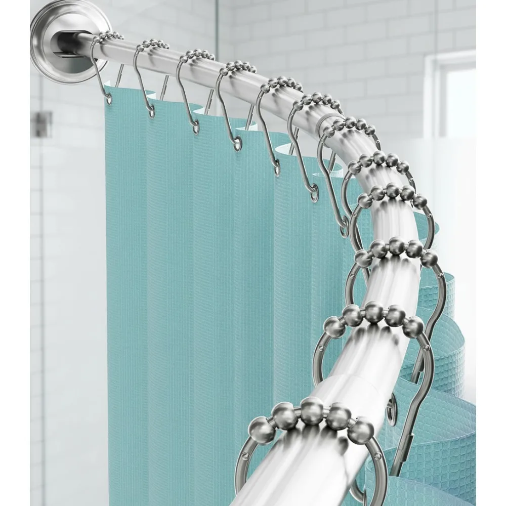 Curved Shower Rod No Drill Adjustable 50-72 Inch Rustproof Tension Rod for Bathroom Space Saving Easy Install
Curved Shower Rod No Drill Adjustable 50-72 Inch Rustproof Tension Rod for Bathroom Space Saving Easy Install
