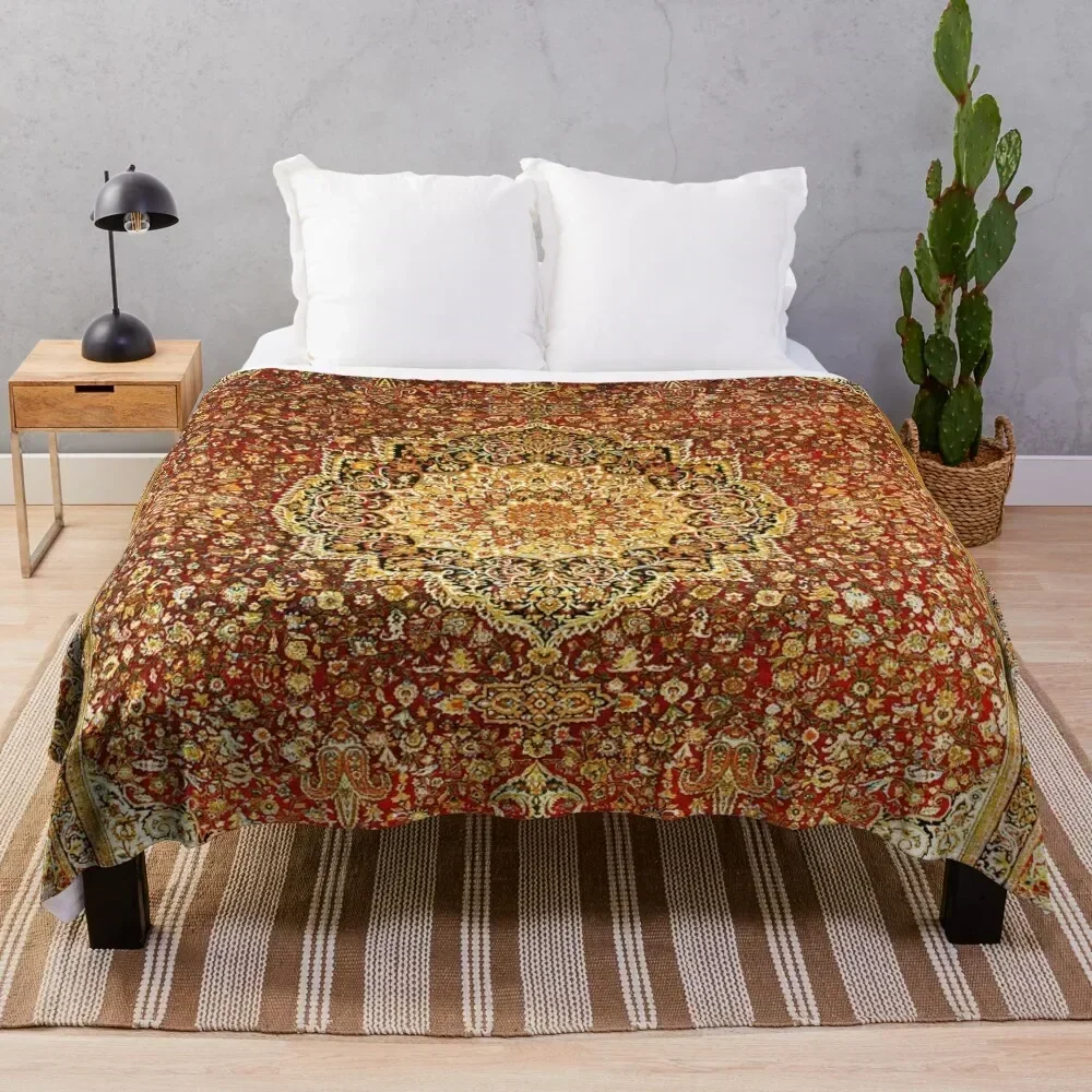 Khorasan Antique Persian Carpet Print Throw Blanket Warm Plush Fuzzy Blanket for Living Room
Khorasan Antique Persian Carpet Print Throw Blanket Warm Plush Fuzzy Blanket for Living Room