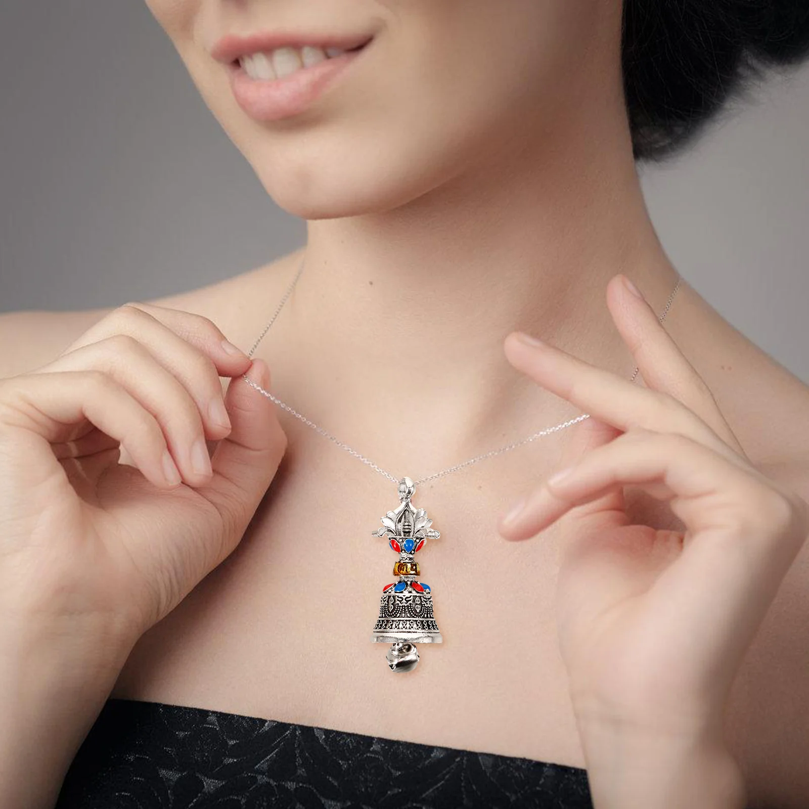 1 set Vajra Bell Pendant Jewelry Pendants Metal Hanging Charm Craft Ornament Charms Vajra Pestle Decor Jewelry
1 set Vajra Bell Pendant Jewelry Pendants Metal Hanging Charm Craft Ornament Charms Vajra Pestle Decor Jewelry