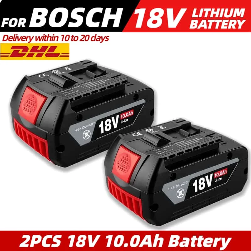 100% brand new rechargeable lithium-ion tool battery suitable for Bosch 18V 6.0-12.0Ah 6000 MAh replaceable BAT609 BAT609G tools
100% brand new rechargeable lithium-ion tool battery suitable for Bosch 18V 6.0-12.0Ah 6000 MAh replaceable BAT609 BAT609G tools