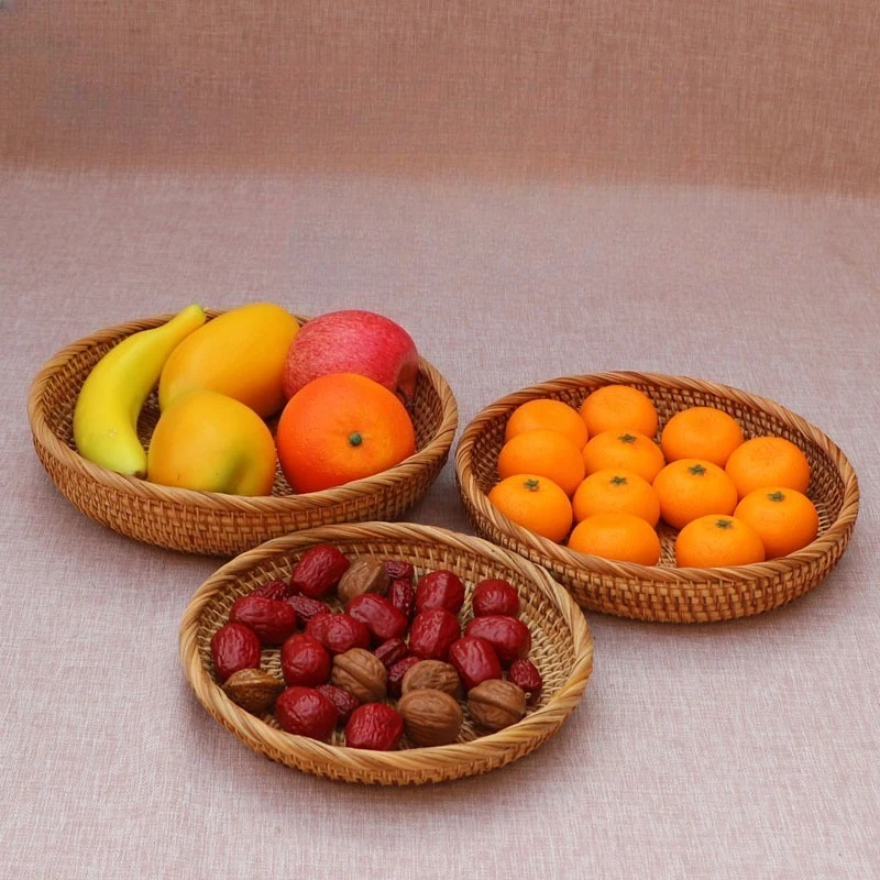 Корзина с фруктами из ротанга - креативная современная тарелка с фруктами для гостиной, простой органайзер для журнального столика
Корзина с фруктами из ротанга - креативная современная тарелка с фруктами для гостиной, простой органайзер для журнального столика