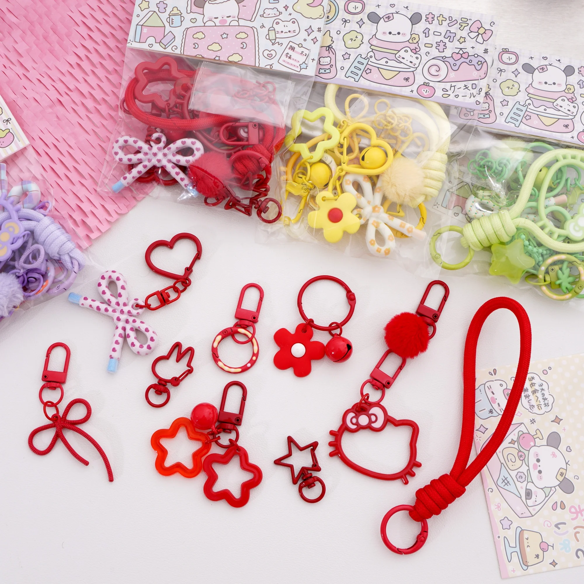 10pcs Different Styles Alloy Monochromatic Keychain Set with Jump Rings For DIY Jewelry Making Car Bag Decoration Accessories
10pcs Different Styles Alloy Monochromatic Keychain Set with Jump Rings For DIY Jewelry Making Car Bag Decoration Accessories