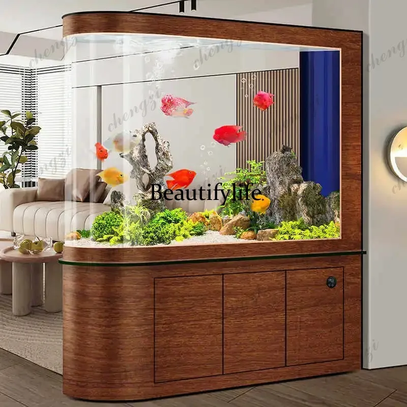 E182 Large Self-Cleaning Goldfish Tank - New Bullet Head Design with Bottom Filter Eco-Circulation, Ideal As Room Divider
E182 Large Self-Cleaning Goldfish Tank - New Bullet Head Design with Bottom Filter Eco-Circulation, Ideal As Room Divider