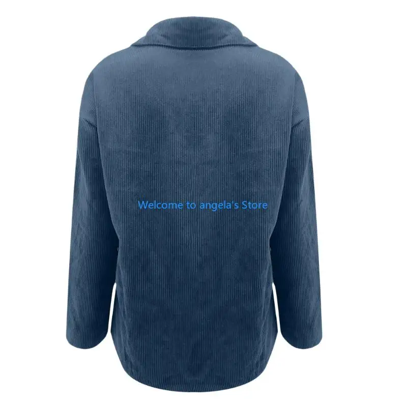 X4YC Women's Corduroy Shirt, Long Sleeve, Button-Down, Casual, Loose-Fitting, Stylish Top/Coat
X4YC Women's Corduroy Shirt, Long Sleeve, Button-Down, Casual, Loose-Fitting, Stylish Top/Coat