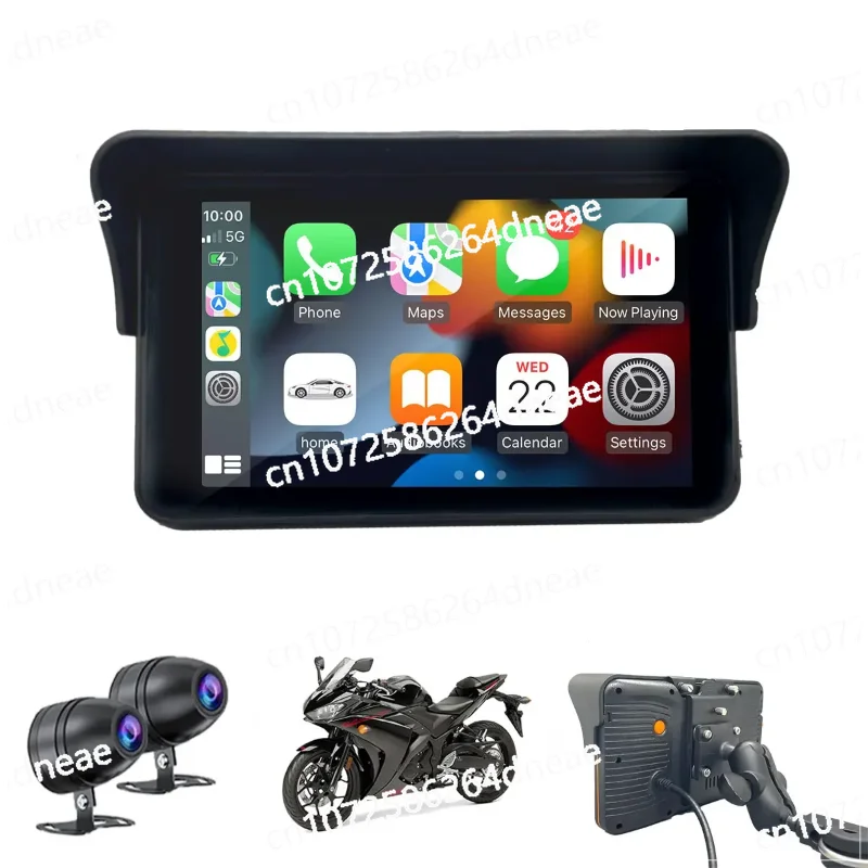 7-дюймовый монитор Carplay с навигацией для мотоциклов и мотоциклов, совместимость с Android Auto и Carplay MT7001
7-дюймовый монитор Carplay с навигацией для мотоциклов и мотоциклов, совместимость с Android Auto и Carplay MT7001