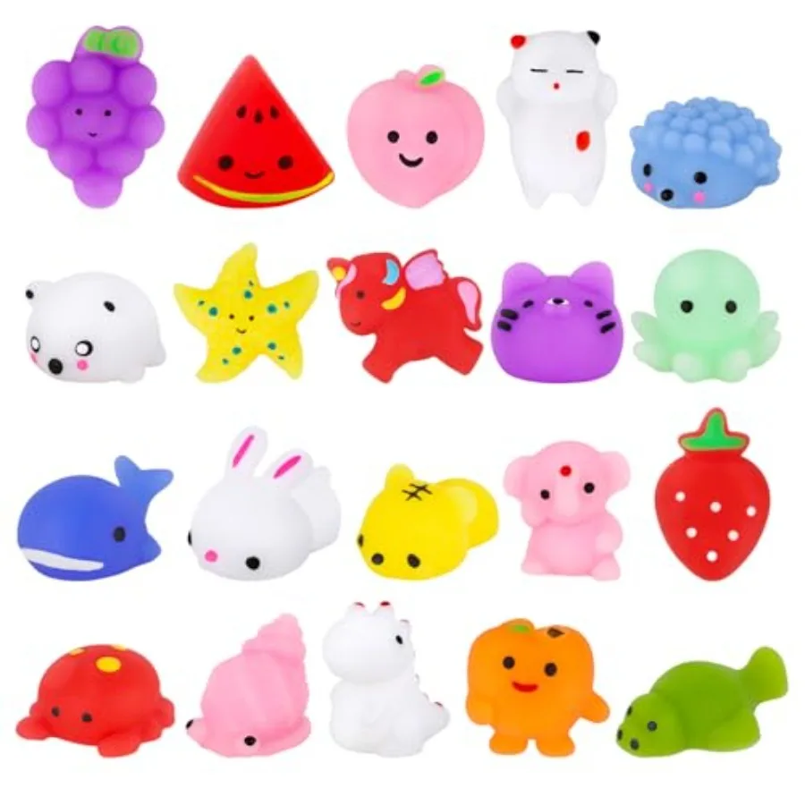 Набор из 20 мини-игрушек-сквишей: животные и фрукты, антистрессовые игрушки, оптовые подарки для вечеринок, для снятия тревоги и стресса
Набор из 20 мини-игрушек-сквишей: животные и фрукты, антистрессовые игрушки, оптовые подарки для вечеринок, для снятия тревоги и стресса