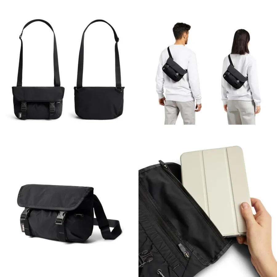 Cinch Mini Messenger 6 L lightweight, compact shoulder bag, water-resistant fabric, effortless organization
Cinch Mini Messenger 6 L lightweight, compact shoulder bag, water-resistant fabric, effortless organization