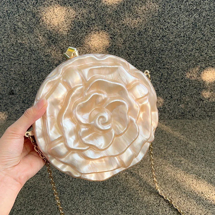 Модный темперамент, акриловая сумка с цветком розы, креативное изменение, помада, банкетный клатч через плечо
Модный темперамент, акриловая сумка с цветком розы, креативное изменение, помада, банкетный клатч через плечо