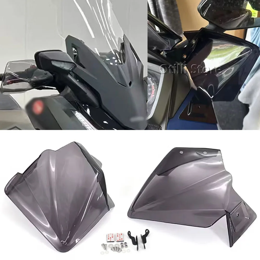 New Side Windshield Windscreen Wind Deflector For Honda forza 250 FORZA 300 Forza 350 Handguards Forza 125 Forza125 2019-2025 
New Side Windshield Windscreen Wind Deflector For Honda forza 250 FORZA 300 Forza 350 Handguards Forza 125 Forza125 2019-2025