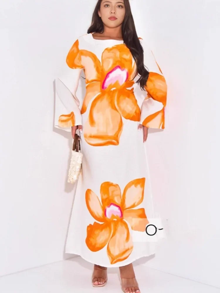 African Dresses for Women Elegant 2025 Summer Autumn Dashiki Long Sleeve Maxi Dress Ladies Traditional African Clothing
African Dresses for Women Elegant 2025 Summer Autumn Dashiki Long Sleeve Maxi Dress Ladies Traditional African Clothing
