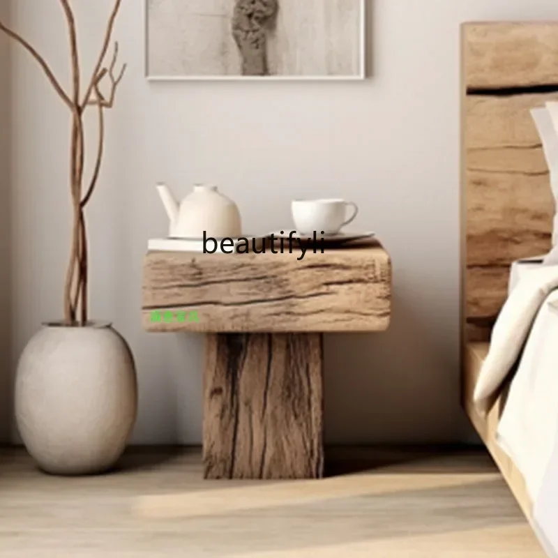 zq1Wabi Sandy Wind Solid Wood Bedside Table Multifunctional Storage Cabinet Chinese Retro Locker
zq1Wabi Sandy Wind Solid Wood Bedside Table Multifunctional Storage Cabinet Chinese Retro Locker