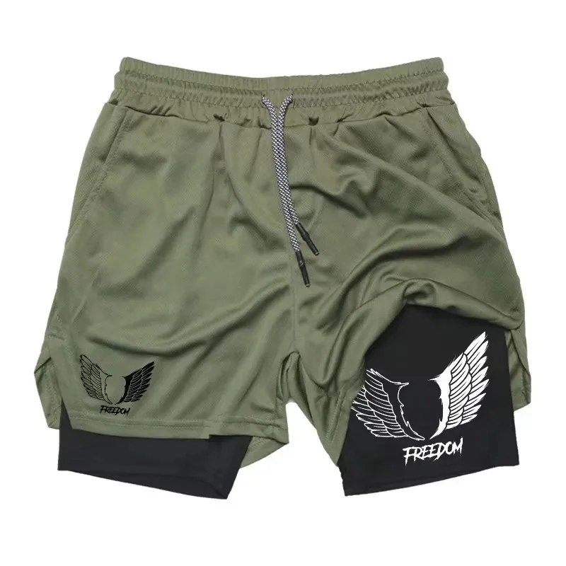 Graphic 2 in 1 Workout Running Shorts for Men Gym Athletic Breathable Shorts with Phone Pocket Towel Loop Activewear JW10103
Graphic 2 in 1 Workout Running Shorts for Men Gym Athletic Breathable Shorts with Phone Pocket Towel Loop Activewear JW10103