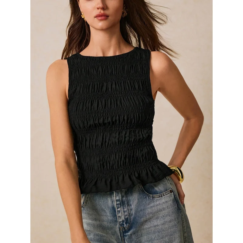 Women'S Elegant And Easy Solid Color Textured Vest Spring And Autumn Casual Wear
Women'S Elegant And Easy Solid Color Textured Vest Spring And Autumn Casual Wear