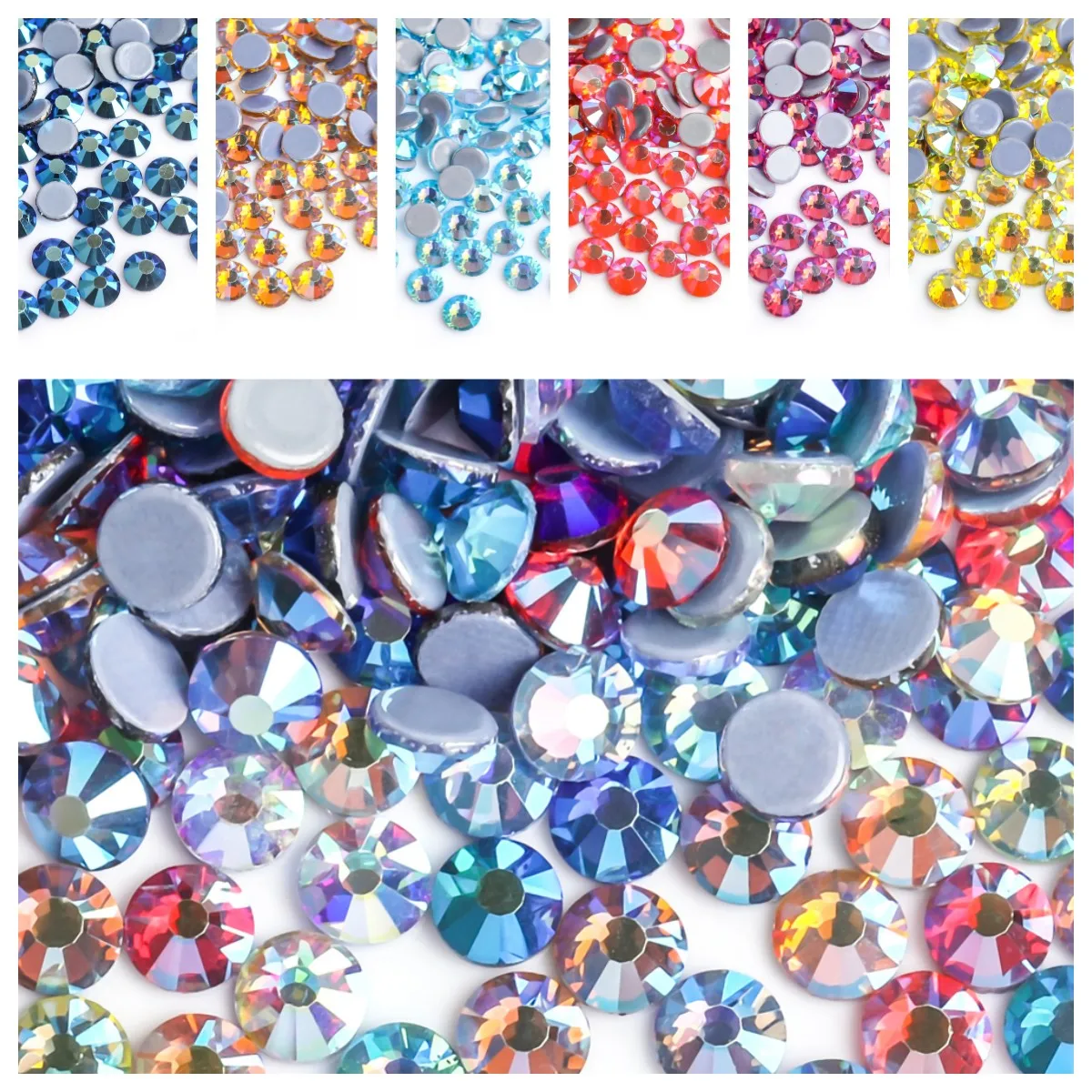 30 Colors Crystal AB Mix Glass Hot Fix Rhinestones For Clothing Decoration Garment Flat Back Iron On Rhinestone
30 Colors Crystal AB Mix Glass Hot Fix Rhinestones For Clothing Decoration Garment Flat Back Iron On Rhinestone