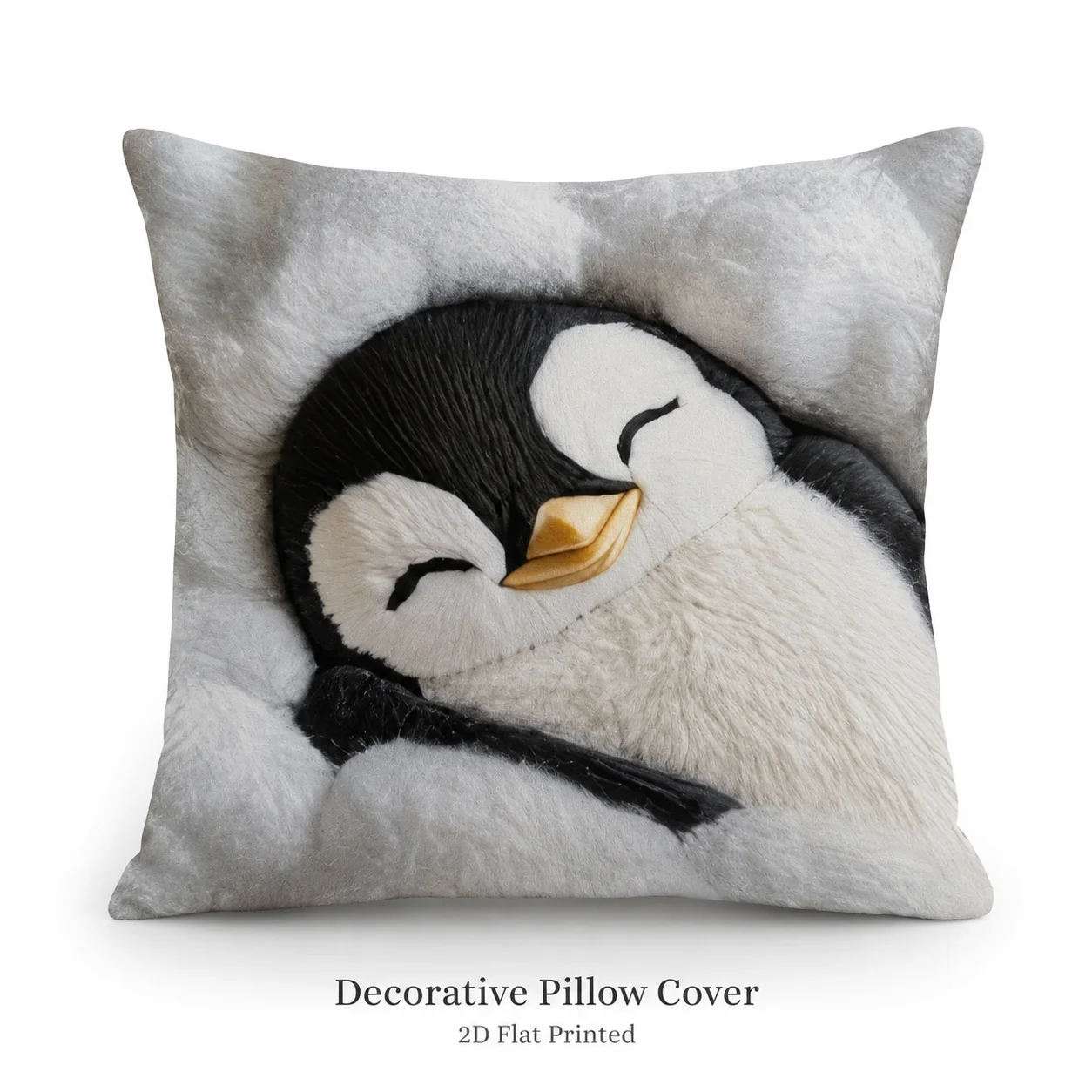 Cute Sleeping Penguin Pillowcase 2D Flat Printed Peach Skin Animal Cushion Cover For Kids Room Nursery Sofa Home Decor
Cute Sleeping Penguin Pillowcase 2D Flat Printed Peach Skin Animal Cushion Cover For Kids Room Nursery Sofa Home Decor