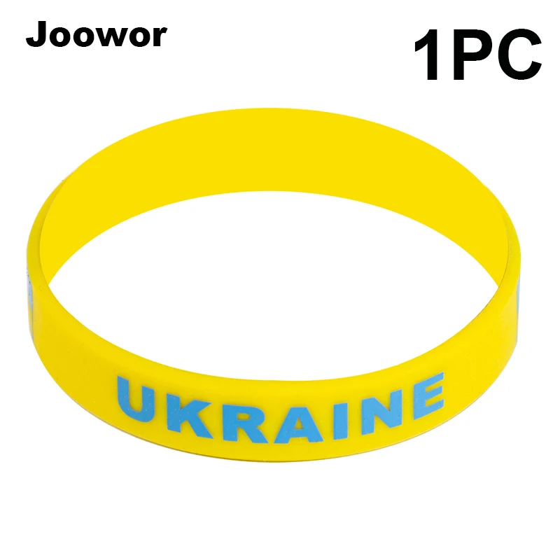 1pc Ukraine Flag Silicone Rubber Bracelets Sports Wrist Band Bangle for Women Men
1pc Ukraine Flag Silicone Rubber Bracelets Sports Wrist Band Bangle for Women Men