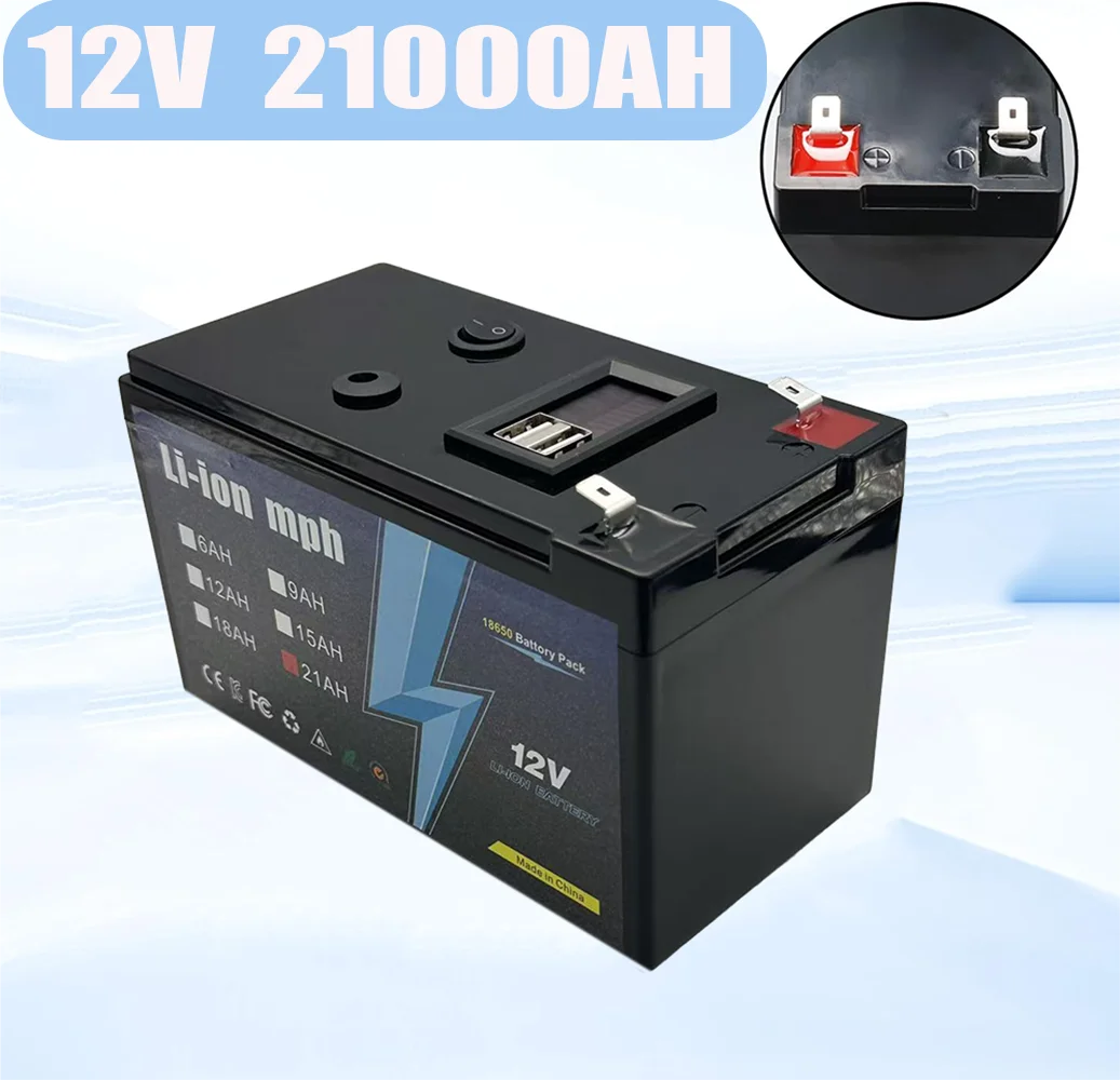 12V 21Ah Lithium LiFePO4 Deep Cycle Battery,Perfect for Ride on Toys,Scooters,Fish Finders,Off-Grid Applications Built-in BMS
12V 21Ah Lithium LiFePO4 Deep Cycle Battery,Perfect for Ride on Toys,Scooters,Fish Finders,Off-Grid Applications Built-in BMS