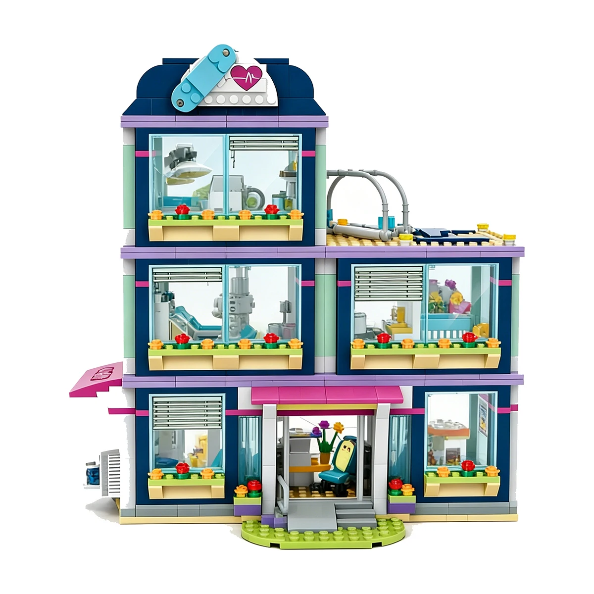 New/City Series Heart Lake City Hospital Building Block Model Assembly Toy Children Adult Birthday Christmas Gift
New/City Series Heart Lake City Hospital Building Block Model Assembly Toy Children Adult Birthday Christmas Gift