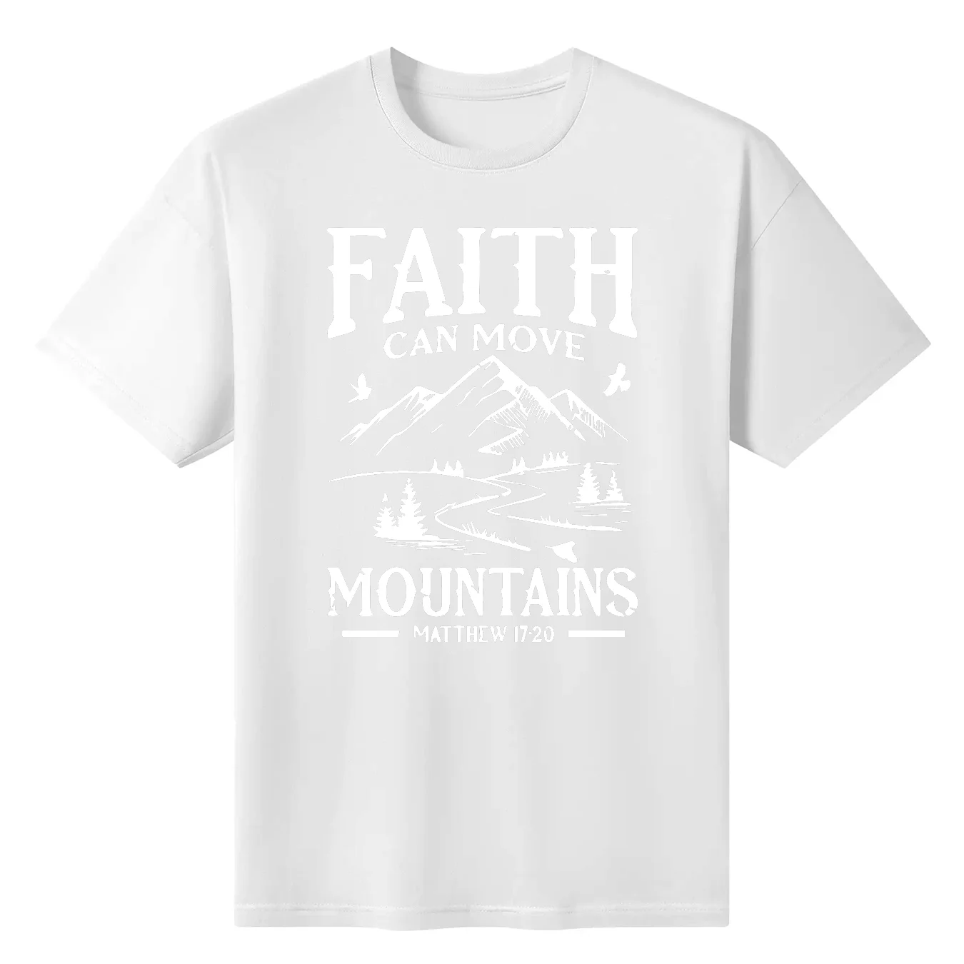 Faith Mountain T-Shirt Casual Summer 100% Cotton Versatile O-Neck Tops Harajuku Streetwear Vintage Daily Graphic Unisex Tees
Faith Mountain T-Shirt Casual Summer 100% Cotton Versatile O-Neck Tops Harajuku Streetwear Vintage Daily Graphic Unisex Tees