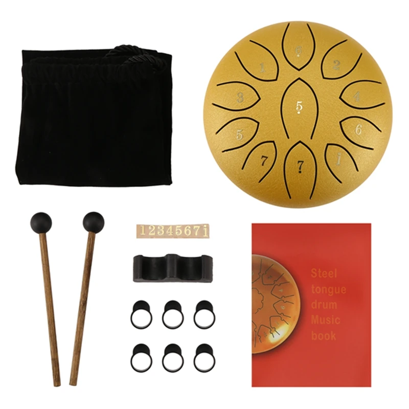 Rain Drum For Outside 6 Inches 11 Tones Steel Tongue Drum Rain Chime Outdoor Rain Chime Musical Instrument
Rain Drum For Outside 6 Inches 11 Tones Steel Tongue Drum Rain Chime Outdoor Rain Chime Musical Instrument
