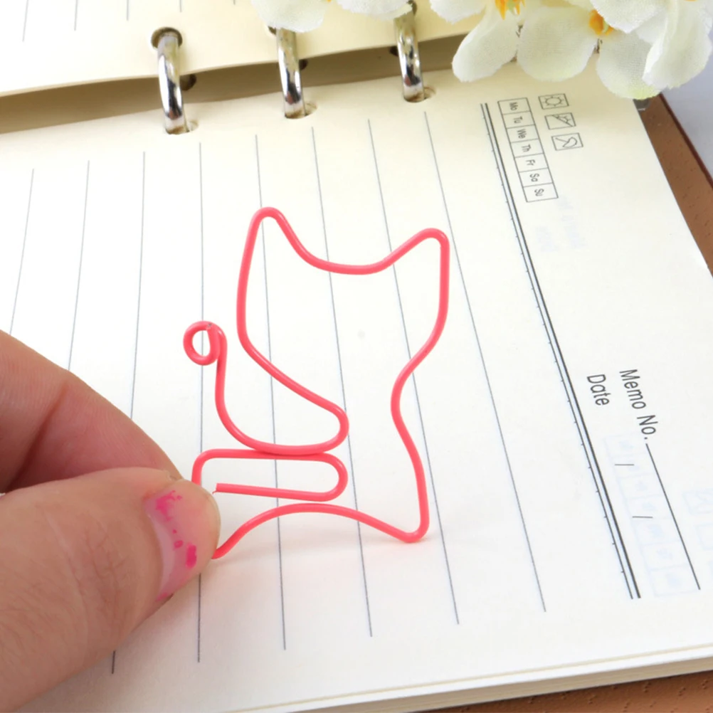 50pcs Paper Note Memo Clamps Office Supplies Bookmark Lovely Clips Metal Gifts Cartoon Cat Shape Clips Student Tools
50pcs Paper Note Memo Clamps Office Supplies Bookmark Lovely Clips Metal Gifts Cartoon Cat Shape Clips Student Tools