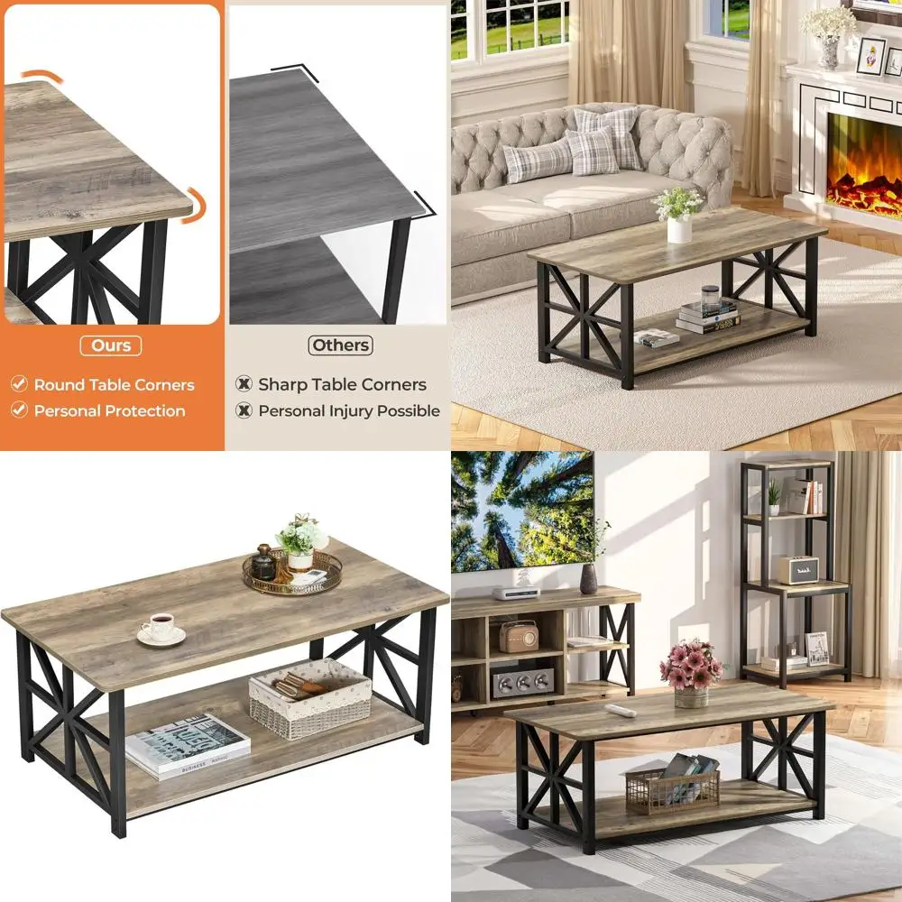 Gray Wash 39 Inch Round Storage Coffee Table, Space-Saving & Easy Assembly for Living Room
Gray Wash 39 Inch Round Storage Coffee Table, Space-Saving & Easy Assembly for Living Room