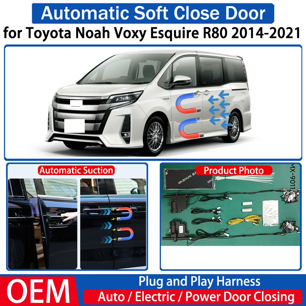 for Toyota Noah Voxy Esquire R80 2014-2021 Car OEM Automatic Soft Close Door Electric Suction Kit Auto Power Closing System
for Toyota Noah Voxy Esquire R80 2014-2021 Car OEM Automatic Soft Close Door Electric Suction Kit Auto Power Closing System