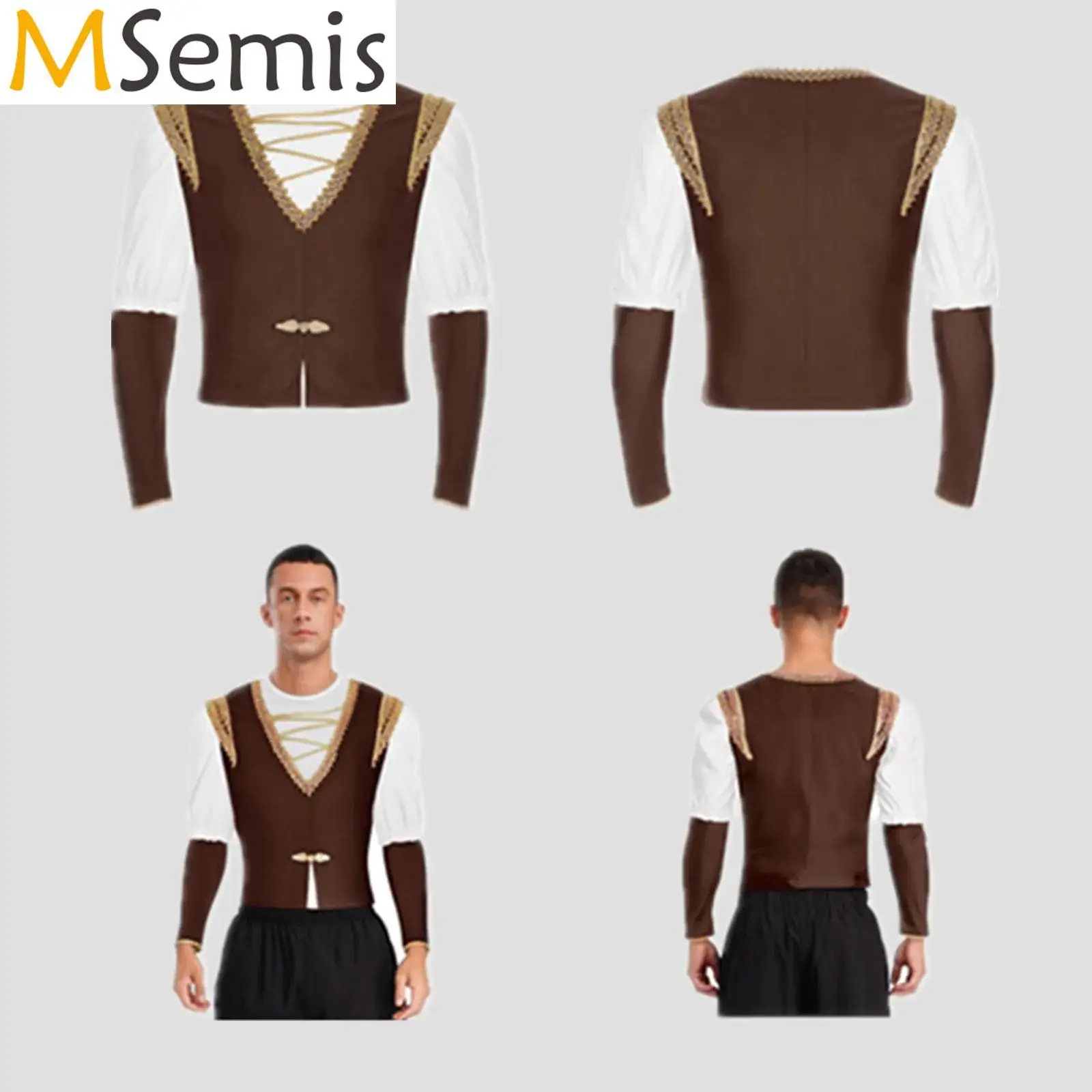 Мужской балетный танцевальный жилет принца, жилет в стиле стимпанк, цирковой средневековый костюм для косплея, бархатная рубашка с короткими рукавами и съемным рукавом
Мужской балетный танцевальный жилет принца, жилет в стиле стимпанк, цирковой средневековый костюм для косплея, бархатная рубашка с короткими рукавами и съемным рукавом