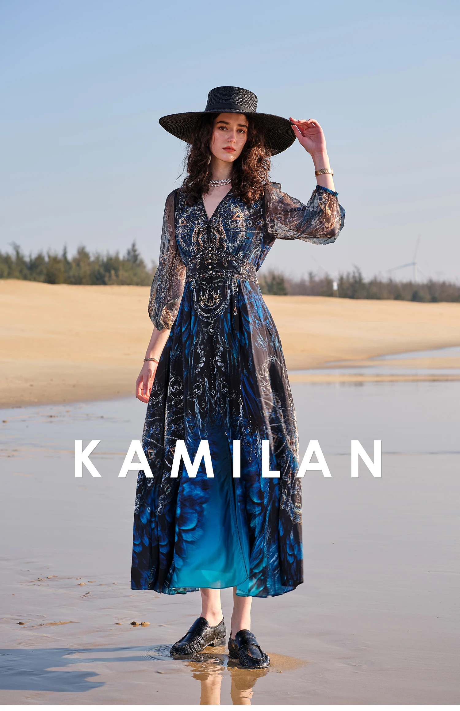 Large size printed silk dress for women's spring/summer 2024 new collection waist length dress
Large size printed silk dress for women's spring/summer 2024 new collection waist length dress