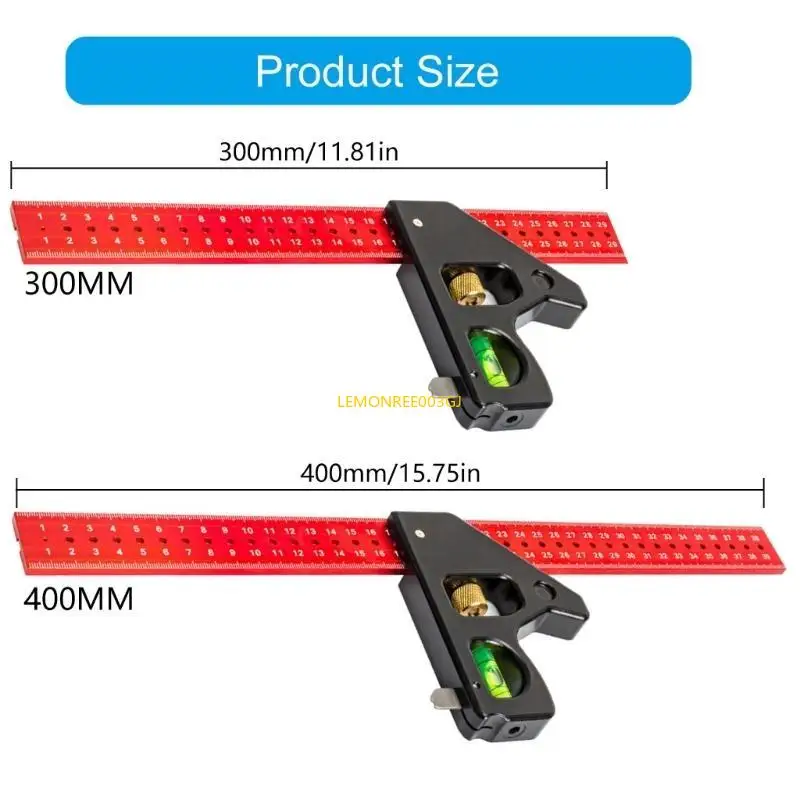 M4YC Effective Aluminum Alloy Base Combination Square Set with 10 High Quality Carpenter Pencils for Accurate Measurements
M4YC Effective Aluminum Alloy Base Combination Square Set with 10 High Quality Carpenter Pencils for Accurate Measurements
