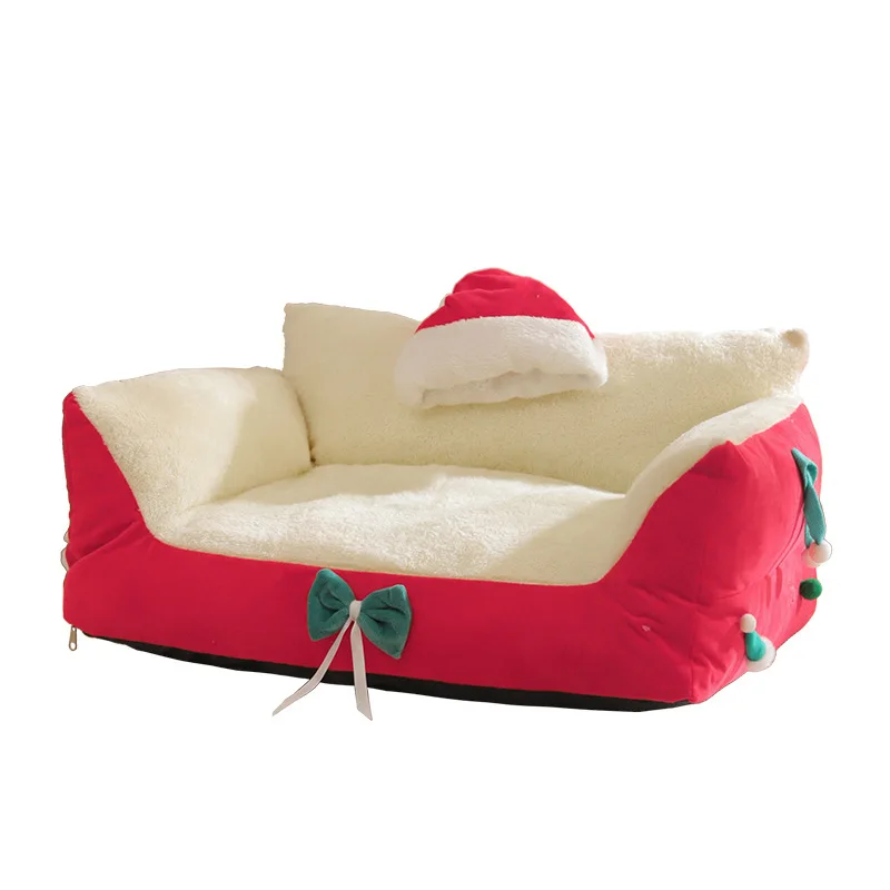 Removable Washable Christmas Cat Sofa Bed Fluffy Plush Pet Couch Non-Slip Bottom Winter Warm Gift for Cat Lovers Holiday
Removable Washable Christmas Cat Sofa Bed Fluffy Plush Pet Couch Non-Slip Bottom Winter Warm Gift for Cat Lovers Holiday