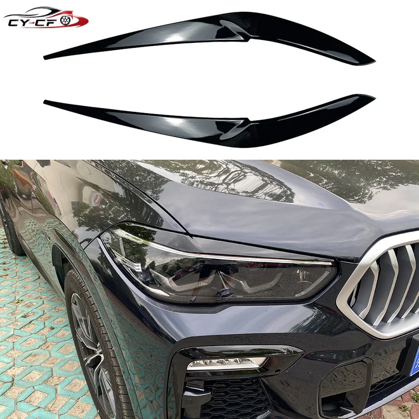 2PCS ABS Headlight Eyebrow Eyelid Trim Cover For BMW X5 G05 X6 G06 30i 30d M50i 2018-2023 Carbon Look Exterior Car Accessories
2PCS ABS Headlight Eyebrow Eyelid Trim Cover For BMW X5 G05 X6 G06 30i 30d M50i 2018-2023 Carbon Look Exterior Car Accessories