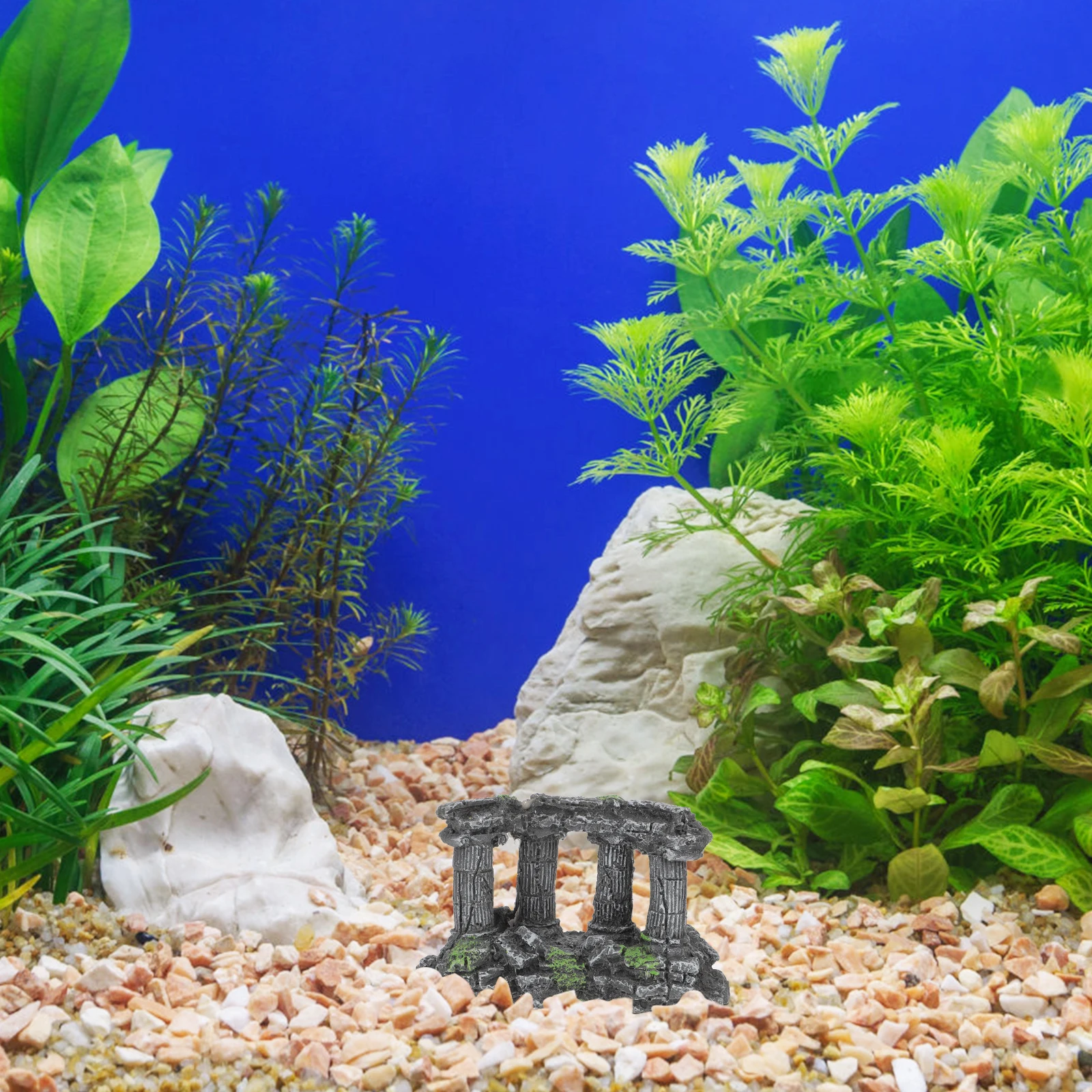 Resin Roman Column Fish Tank Decorative Aquarium Ornament Realistic Craft Underwater Landscape Shrimp Hideout Accessory
Resin Roman Column Fish Tank Decorative Aquarium Ornament Realistic Craft Underwater Landscape Shrimp Hideout Accessory