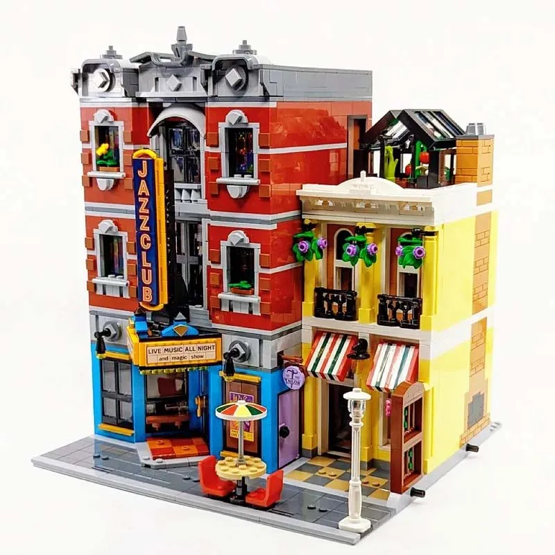 2899PCS Jazz Club & Pizzeria Compatible with 10312 Building Blocks Bricks Toys Birthday Gift
2899PCS Jazz Club & Pizzeria Compatible with 10312 Building Blocks Bricks Toys Birthday Gift