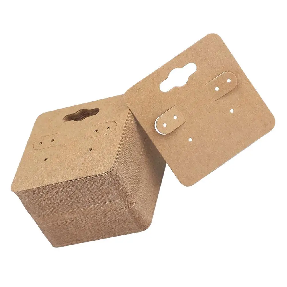 100 Pcs Jewelry Earring Display Card Cardboard Packaging Holder Cards Bracelet for Selling Earing Khaki Blank
100 Pcs Jewelry Earring Display Card Cardboard Packaging Holder Cards Bracelet for Selling Earing Khaki Blank