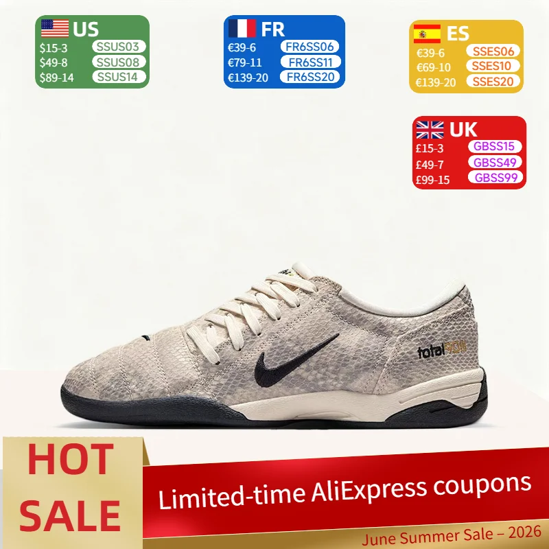 Nike Total 90 III: Stylish, Unique Snake-Print Design, High-Quality Low-Top Durable Soccer Cleats (Unisex) - Brown IB4204-100
Nike Total 90 III: Stylish, Unique Snake-Print Design, High-Quality Low-Top Durable Soccer Cleats (Unisex) - Brown IB4204-100