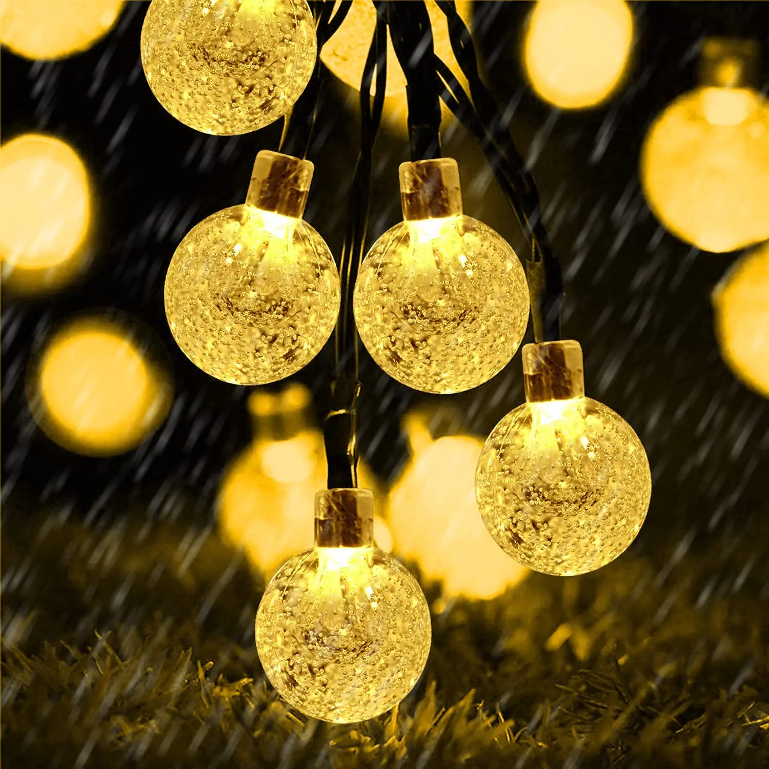 Crystal Ball Fairy Light Garland Solar Cell Led String Light Outdoors Porch Fence Party Christmas Country House Yard Decoration
Crystal Ball Fairy Light Garland Solar Cell Led String Light Outdoors Porch Fence Party Christmas Country House Yard Decoration