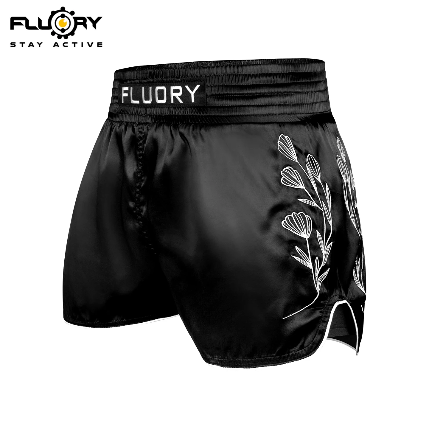 FLUORY black embroidered Muay Thai shorts, anti glare pocket boxing pants, yoga pants, gym training boxing sports pants
FLUORY black embroidered Muay Thai shorts, anti glare pocket boxing pants, yoga pants, gym training boxing sports pants