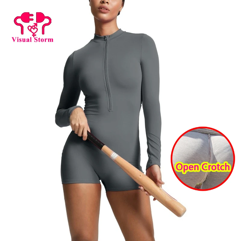 Women Open Crotch Panties Bodysuit Invisable Zippers Fast Dry Leggings Erotic Sporty Tights Outdoor Easy Crotchless Clubwear
Women Open Crotch Panties Bodysuit Invisable Zippers Fast Dry Leggings Erotic Sporty Tights Outdoor Easy Crotchless Clubwear