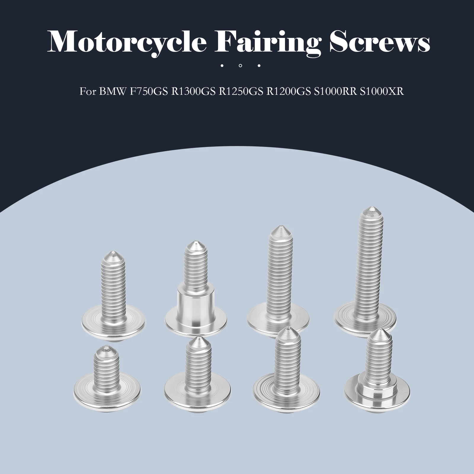 For BMW R1250GS R1200GS LC R1200RT S1000RR S1000XR C600 C650GT F750GS F850GS R NINE T K1600GTL M5 Fairing Stainless Steel Screws
For BMW R1250GS R1200GS LC R1200RT S1000RR S1000XR C600 C650GT F750GS F850GS R NINE T K1600GTL M5 Fairing Stainless Steel Screws