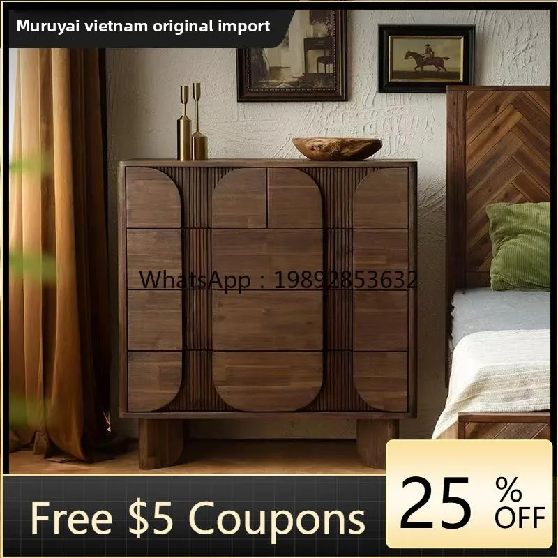 LYY Retro Solid Wood Chest of Drawers for Living Room and Bedroom, Home Use Drawer Storage Five-Drawer Cabinet Sideboard
LYY Retro Solid Wood Chest of Drawers for Living Room and Bedroom, Home Use Drawer Storage Five-Drawer Cabinet Sideboard