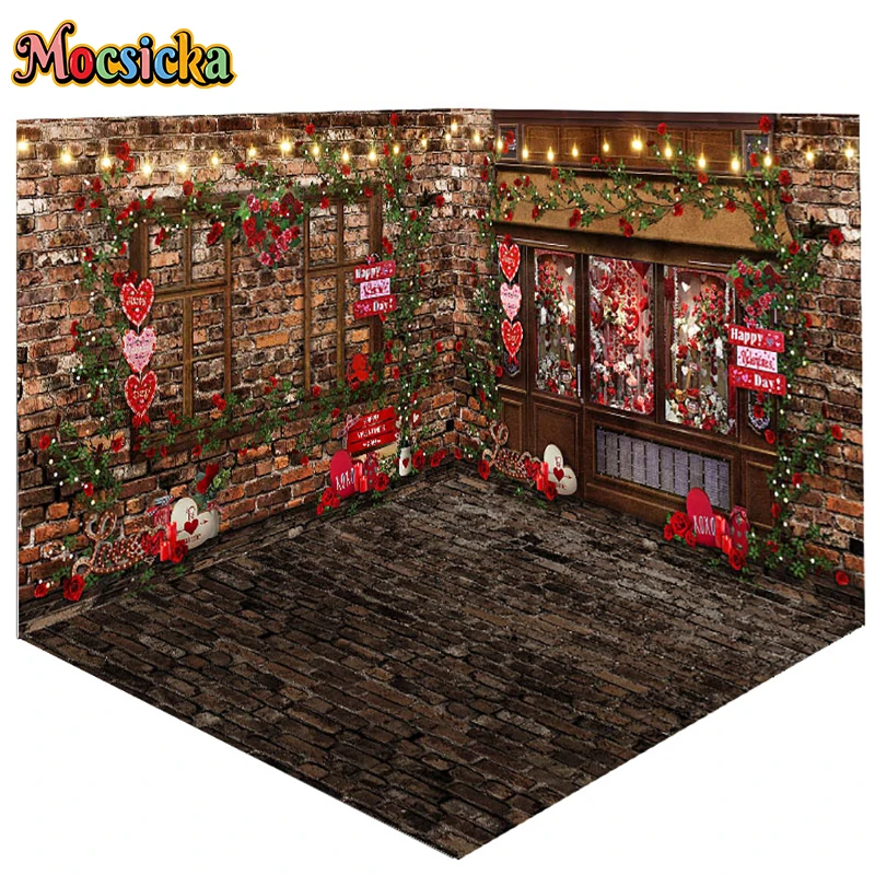 Valentine's Day Limited Photography Background Brick Wall Roses Decoration Adult Confessions Photo Background Combination Banner
Valentine's Day Limited Photography Background Brick Wall Roses Decoration Adult Confessions Photo Background Combination Banner