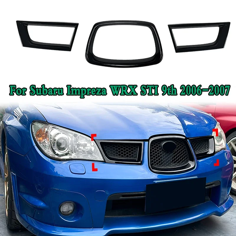 For Subaru Impreza WRX STI 9th Generation 2006-2007 Black Grille Front Hood Grille Racing Bumper Grill Exterior Accessories
For Subaru Impreza WRX STI 9th Generation 2006-2007 Black Grille Front Hood Grille Racing Bumper Grill Exterior Accessories