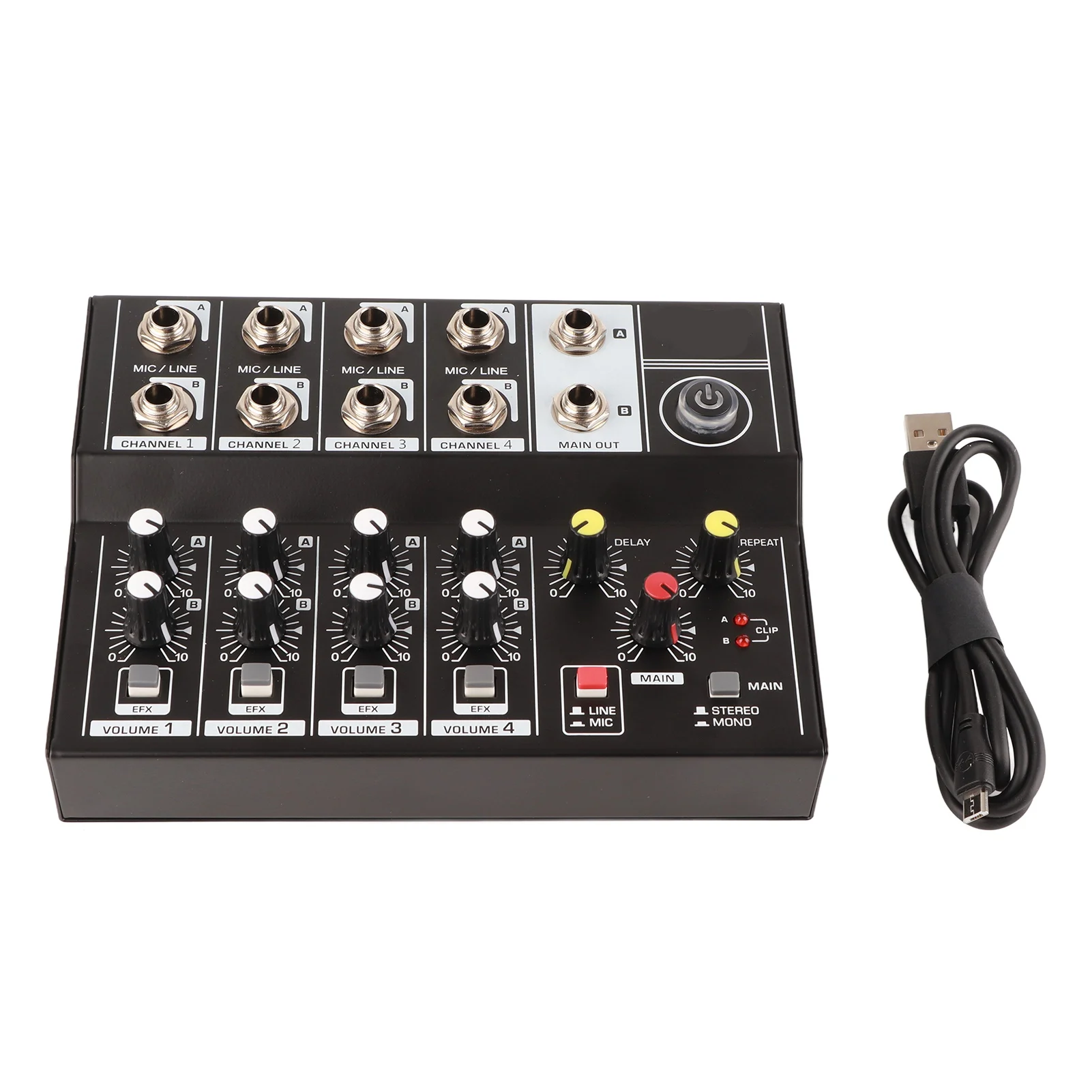 Portable 8‑Channel Stereo Professional Mini Audio Sound Mixer Multi Input Adjustable Volume Karaoke Microphone Amplifier Console
Portable 8‑Channel Stereo Professional Mini Audio Sound Mixer Multi Input Adjustable Volume Karaoke Microphone Amplifier Console